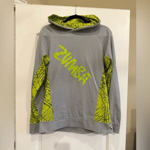 Zumba Fitness Neon Yellow and Gray Activewear
